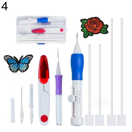 Craft Pen Punch Ace Ață de brodat Kit punct de cruce Accesoriu de cusut DIY