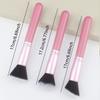 Single new multi-functional flat head foundation brush, beauty brush, blush brush, soft hair loose powder brush, beauty tool