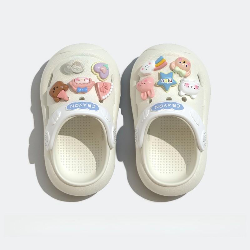 Eva Kids Sandals With Animal Pattern For Summer Play And Nonslip Safety