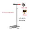 Stainless Steel Handbag Display Stand and Hanger for Tote Bags