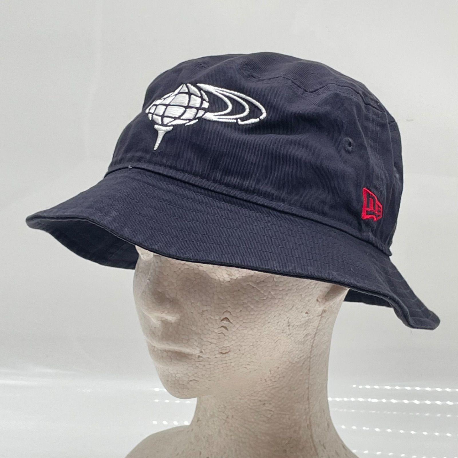 Used KO4482NEW ERA BEAMS GOLF Logo Bucket Hat Black Cotton ML Size Golf