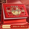 2026 Chinese Red Horse Year Festive Calendar: Hollowed-Out Design, Corporate Gift