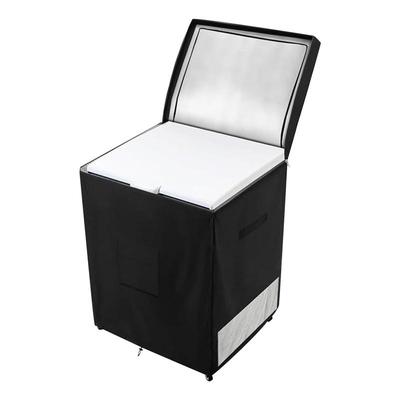 Outdoor Freezer Cover Chest Freezer Protection Dust Cover Oxford Fabric Wrap With Double Top Opening For Balcony Garden Patio