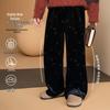 ASK JUNIOR Girls' Fleece-Lined Straight-Leg Pants