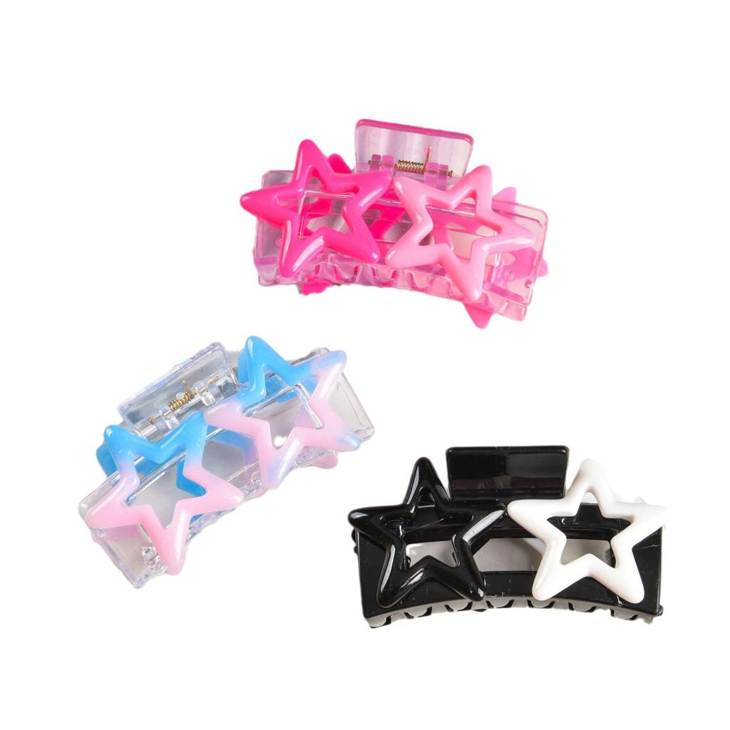 (Clearance) YHJ Dopamine Y2k Star Hair Claw Clip for Updo