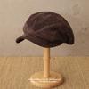 Nuovi Cappelli Newsboy in Velluto a Coste Autunno e Inverno per Uomo e Donna Cappelli da Pittore Rugosi Letterari Giapponesi Retrò Berretti di Design di Nicchia