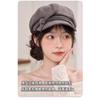 Women S Solid Color Suede Octagonal Hat With Bow For Autumn Winter