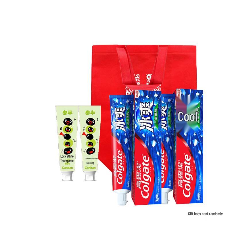 Pingu x Semi Half & Colgate Toothpaste Duo Set