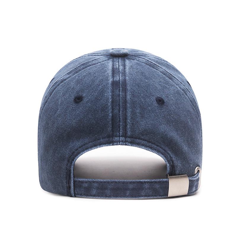 Trendy Unisex Faded Curved Brim Baseball Cap - Soft Casual Sun Hat