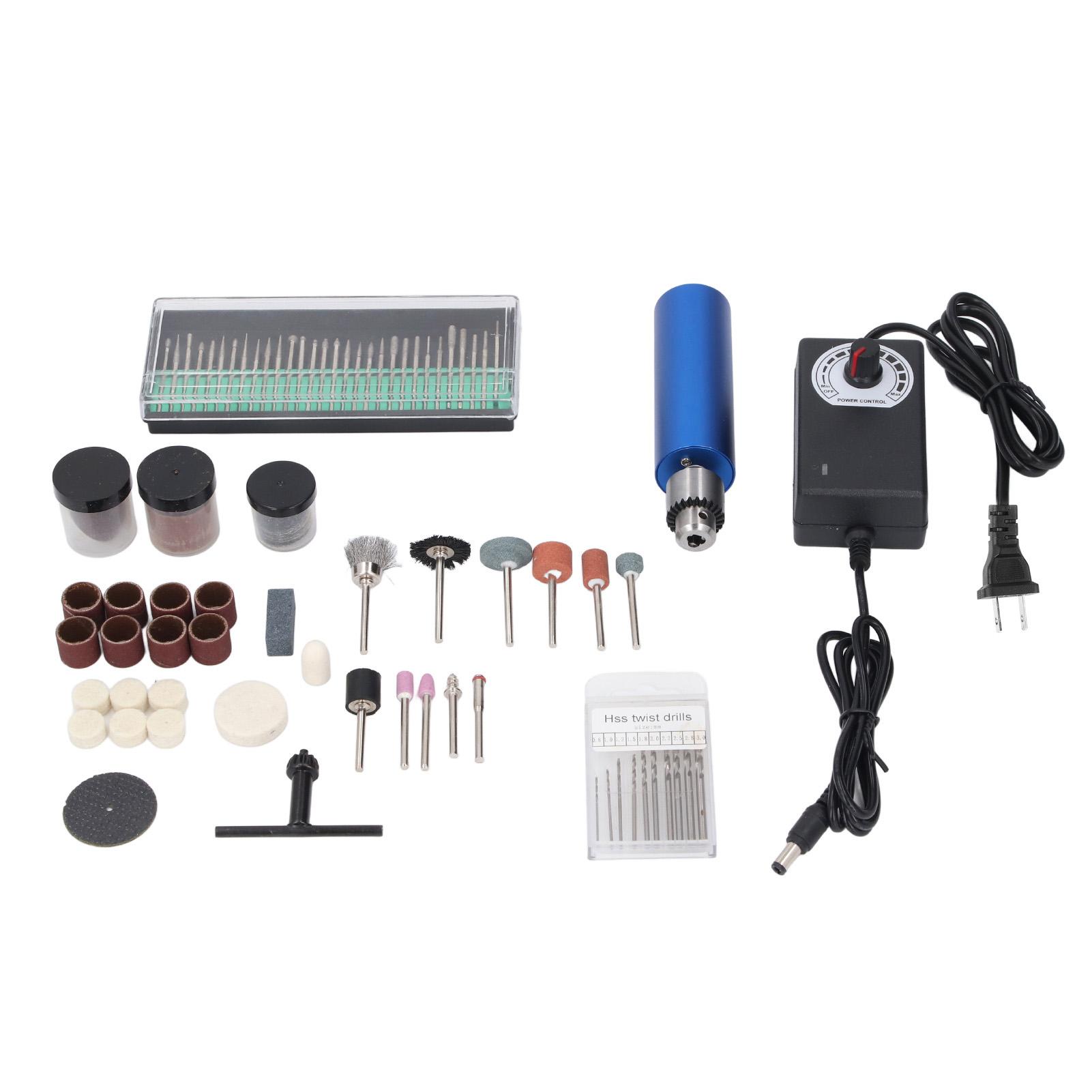 

Комплект принадлежностей для вращающегося инструмента 148 шт., бесступенчатая регулировка скорости 13000 об/мин, мини-электроинструмент по металлу и дереву US Plug