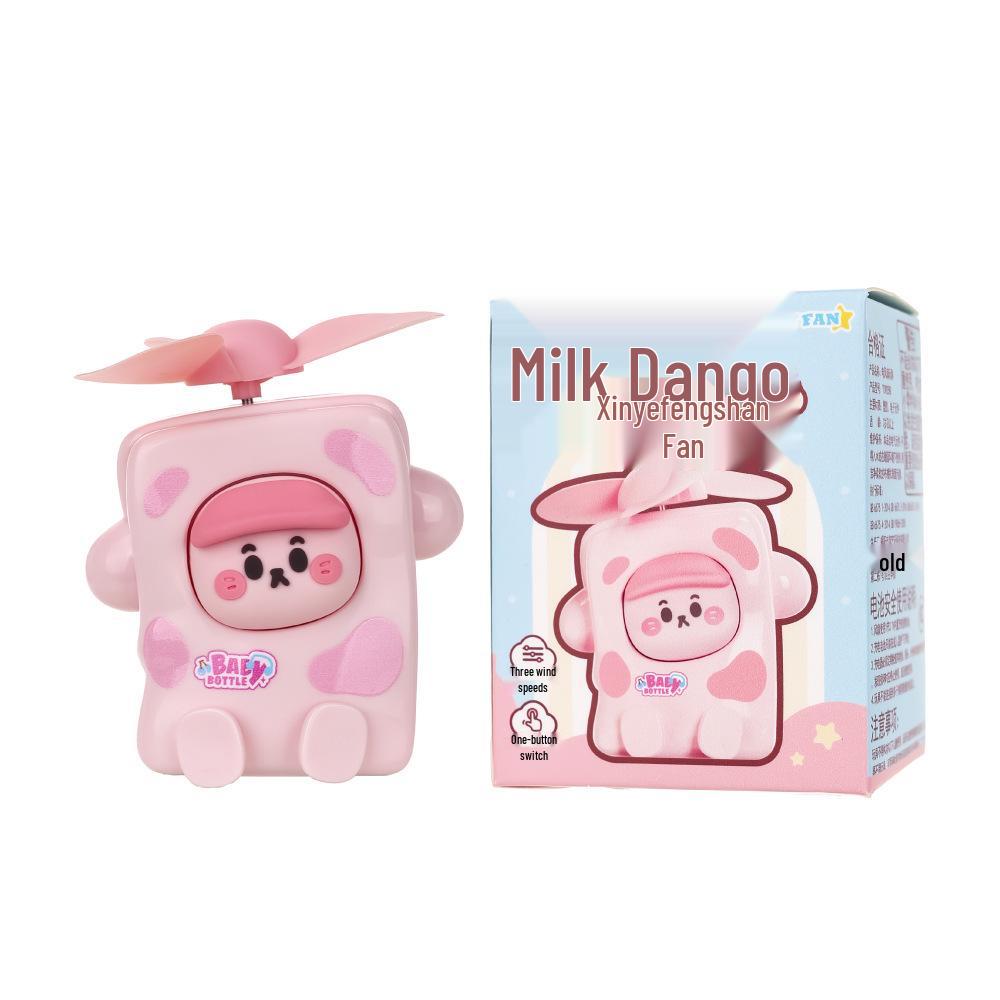 

Cheeky Cute Portable Mini Fan with Multi-Speed USB Charging for Dorm or Office 7.2*7.6*6.2cm синій
