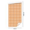 Wallpaper Colorful Retro Checkered Peach and White 50x1000