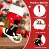 Large Christmas Stockings Festive Hanging Ornament With Loop For Fireplace Mantel Xmas Party Favors Gifts For Kids Adults