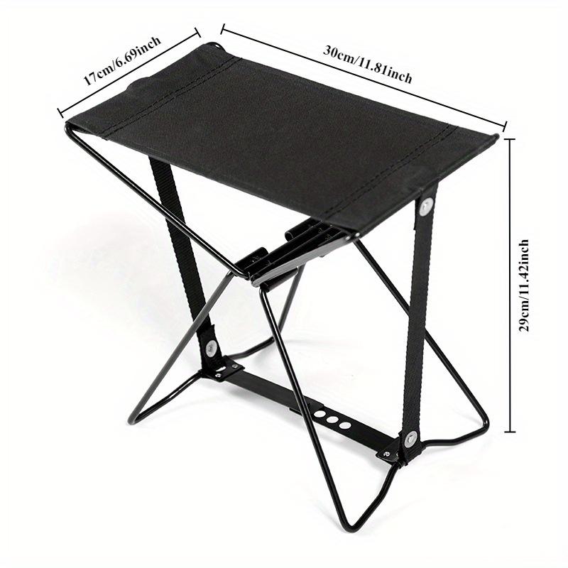 

Outdoor Camping Folding Small Stool,Folding Chair Outdoor Portable Camping Chair Outdoor Chair Folding Chair,For Camping Fishing чёрный