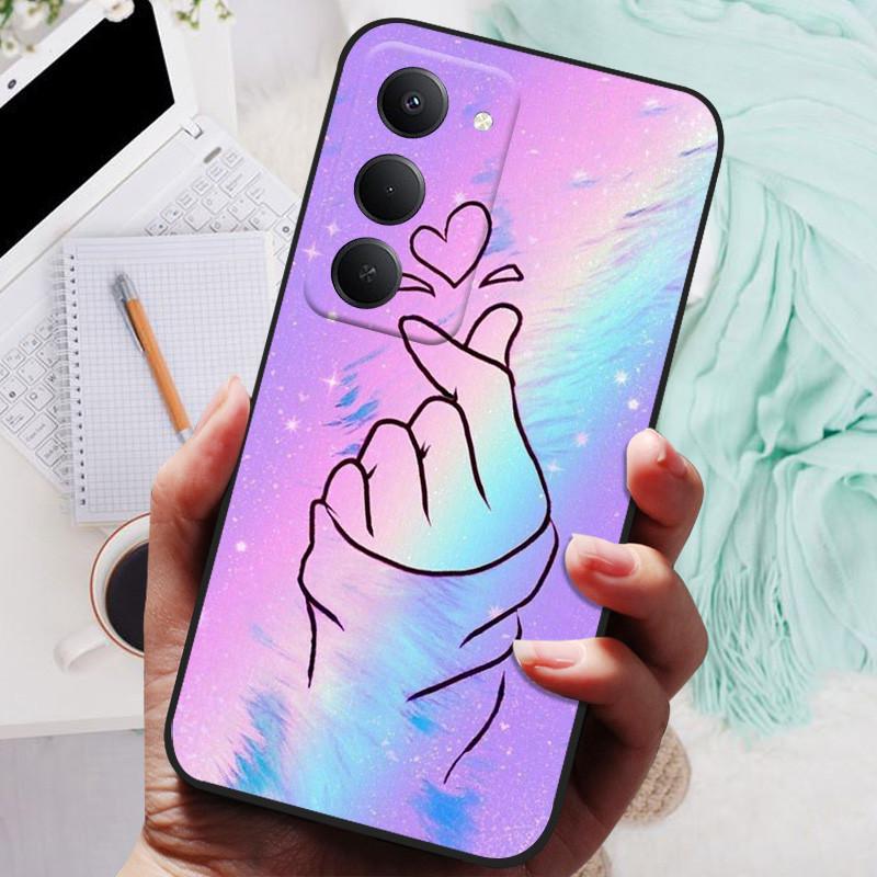 Xiaomi Redmi 15 4G Kılıfı Aslan Kurt Silikon Yumuşak Arka Kapak Xiaomi Redmi15 5G Telefon Kılıfı İçin Redmi 15 2025 Koruyucu Kabuk