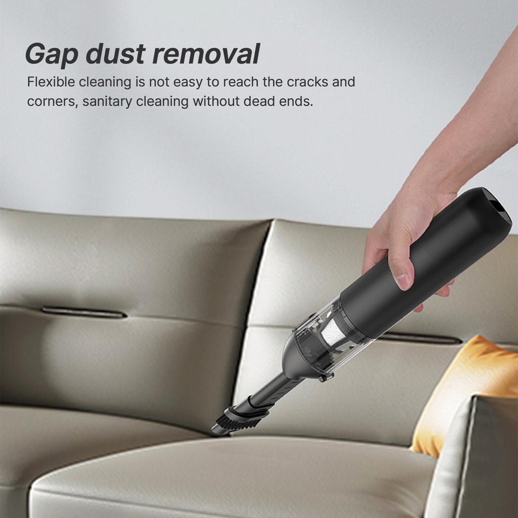 Portable Vacuum Cleaner with Cleaning Inflating and Deflating Nozzle 2 Gear Rechargeable Cordless