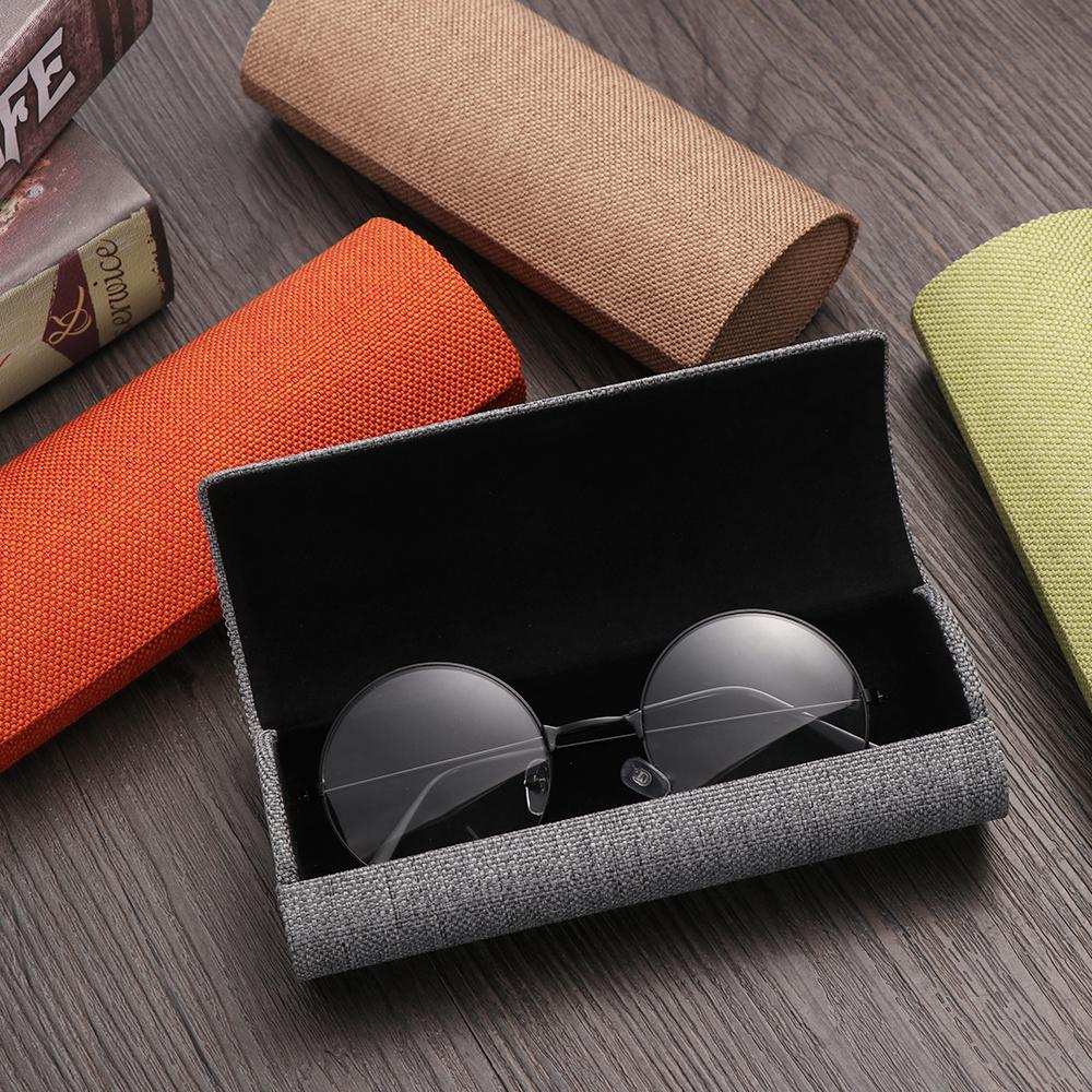 Storage Retro Handmade Sunglasses Protector Oval Glasses Box Folding Eyewear Case Spectacle Case