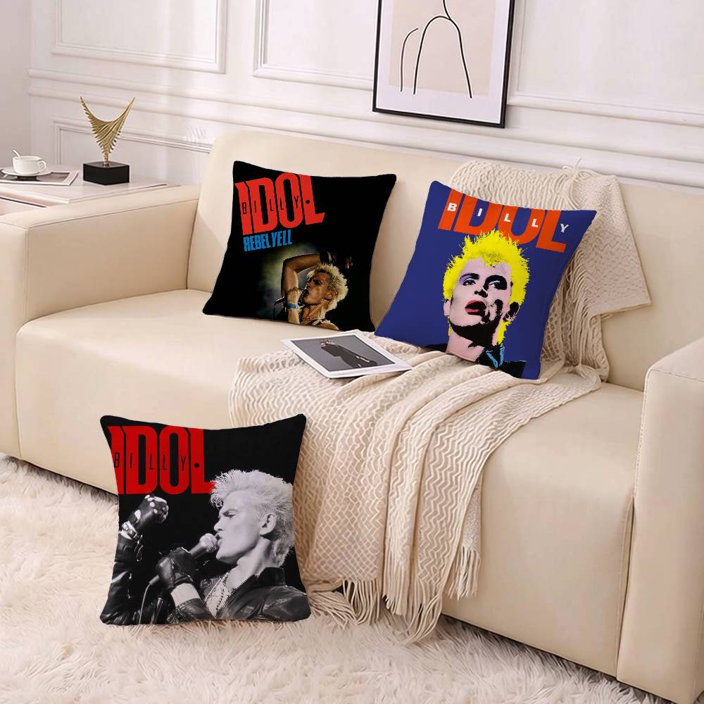 Singer B-Billy Idol Pillow Case for Sofa Living Room Home office Decor Protective Cover