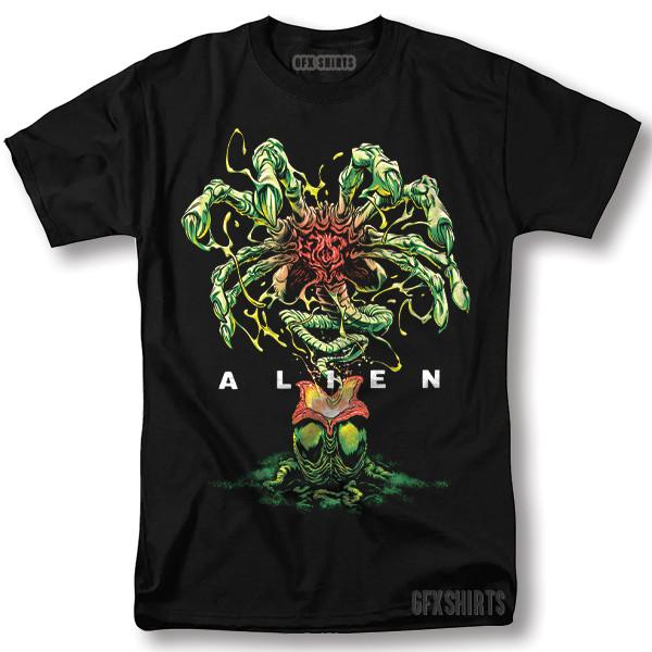 

Alien Shirt Classic Movie Poster Vintage Graphic Design T-Shirt S
