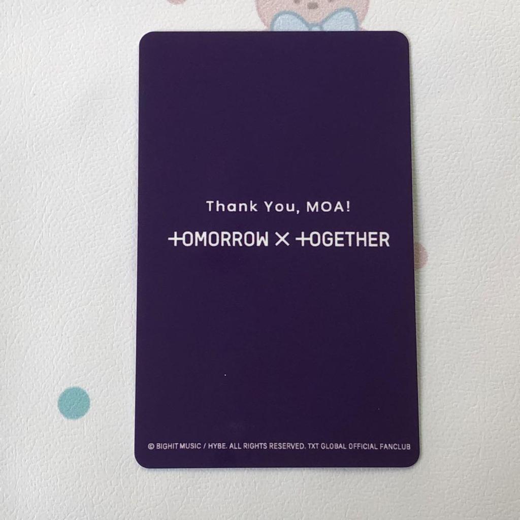 [USED] TXT 2024 MOA Membership Survey Yeonjun Trading Card