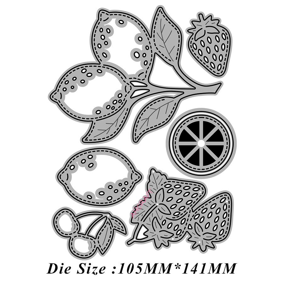 

Strawberry Lemon Fruit Metal Steel Die-Cut for DIY Cutting - August 2024 Edition 105*141mm, 25g/set