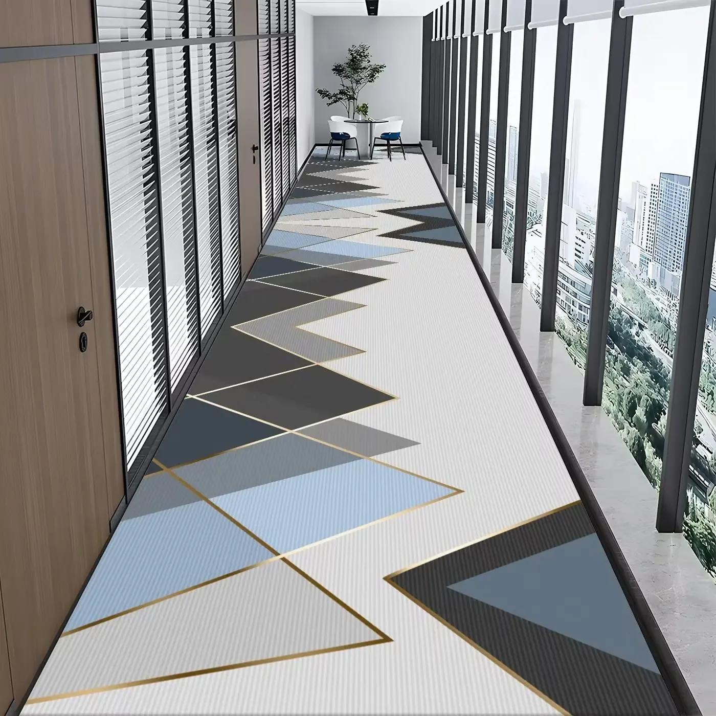 

Длинные ковры для прихожей на заказ, европейская лестница, ковер для коридора, свадебный ковер для отеля, коврики, дорожки, цветочный нескользящий пол 80x400cm 31.4x157in