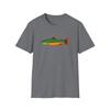Native Brook Trout Softstyle T-Shirt for Fly Fishing, Great Smoky Mountains