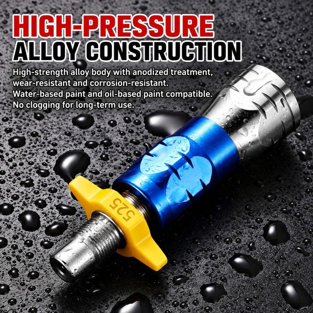 Stainless Steel Airless Paint Sprayer Nozzle Replacement Spray Tip  for Diaphragm/Piston Type