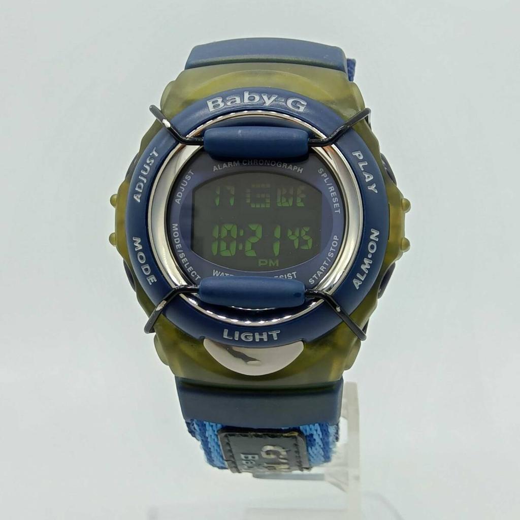 CASIO 1138 Digital Watch with Strap [Battery replaced/Working] Baby-G BG-395 Women's