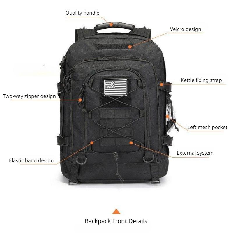 Taktyczny plecak alpinistyczny terenowy 900D Oxford wodoodporna torba podróżna kamuflaż torba turystyczna o dużej pojemności plecaki sportowe na świeżym powietrzu