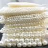 50/400 PZ Perle di Plastica ABS Perline Rotonde Sfuse Artigianato Per la Creazione di Gioielli alla Moda Acrilico Fai da Te Perle Imitazione 4mm/6mm/8mm/10mm/12mm