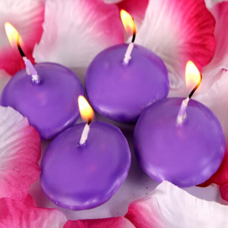 Birthday Party Decoration 10pcs/set Batch Scented Candles Floating Candles Wax Wedding Romantic Creative Christmas Gift