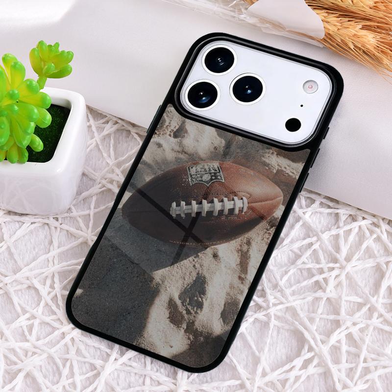 American Football Rugby Ball Phone Case for iPhone 17 Air 16 15 11 12 14 13 Pro Max Shockproof Cover