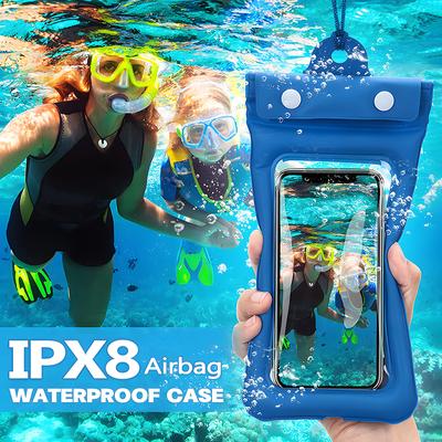 IPX8 Waterproof Phone Cases Floating Airbag Swim Bag Cover