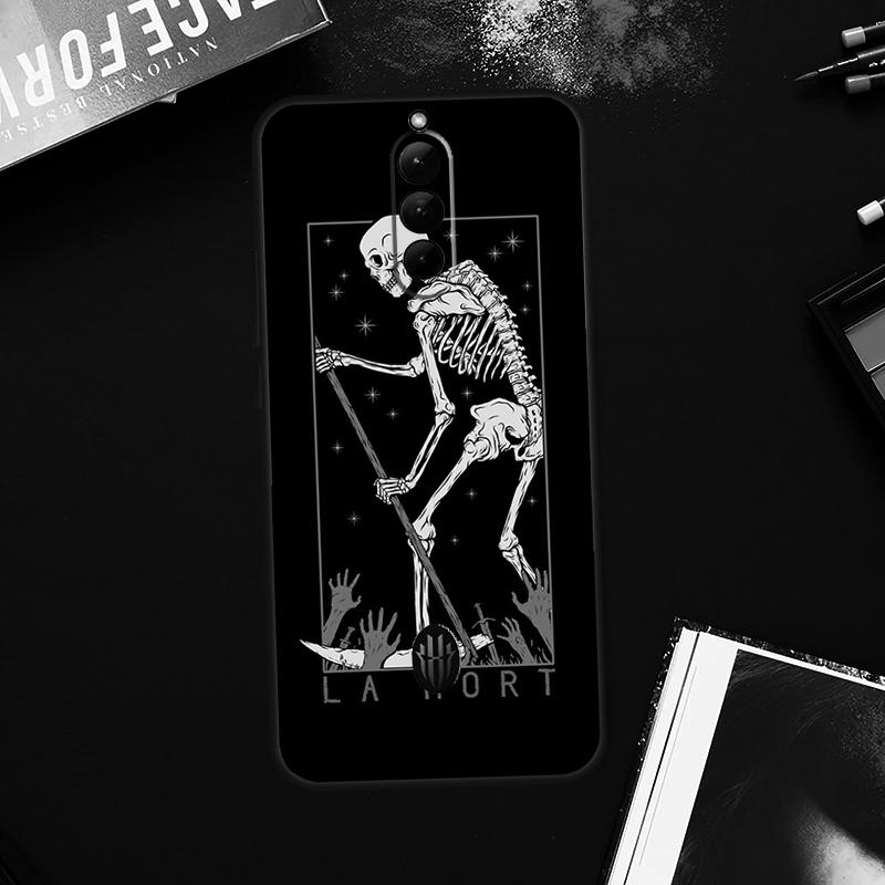 Death Tarot Case For ZTE Nubia Red Magic 9 8 8S Pro Plus RedMagic 6 7 Pro 6S 7S Pro 5S 6R 5G Back Cover