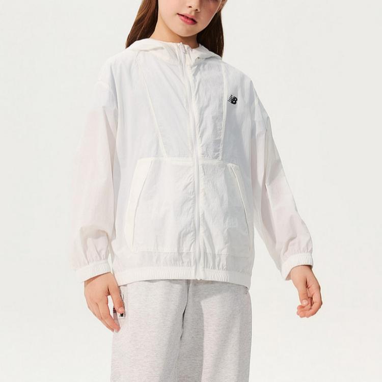 New Balance Kids Outdoor Wear Hooded Thin 7AG2E023-WT
