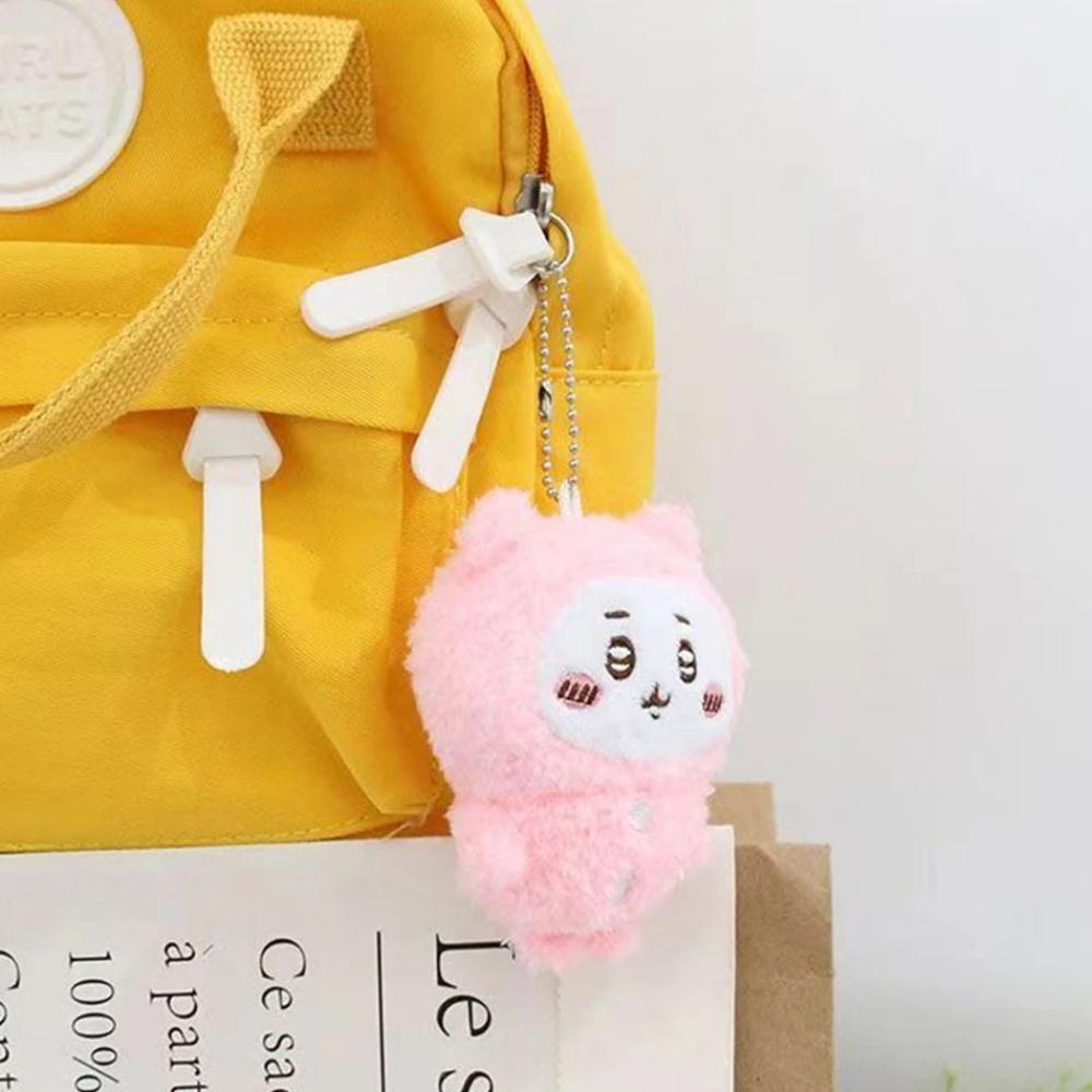 11CM Chiikawa Anime Plush Dolls Keychain Cartoon Usagi Hachiware Backpack Accessories Ornament Girls Toys Gifts