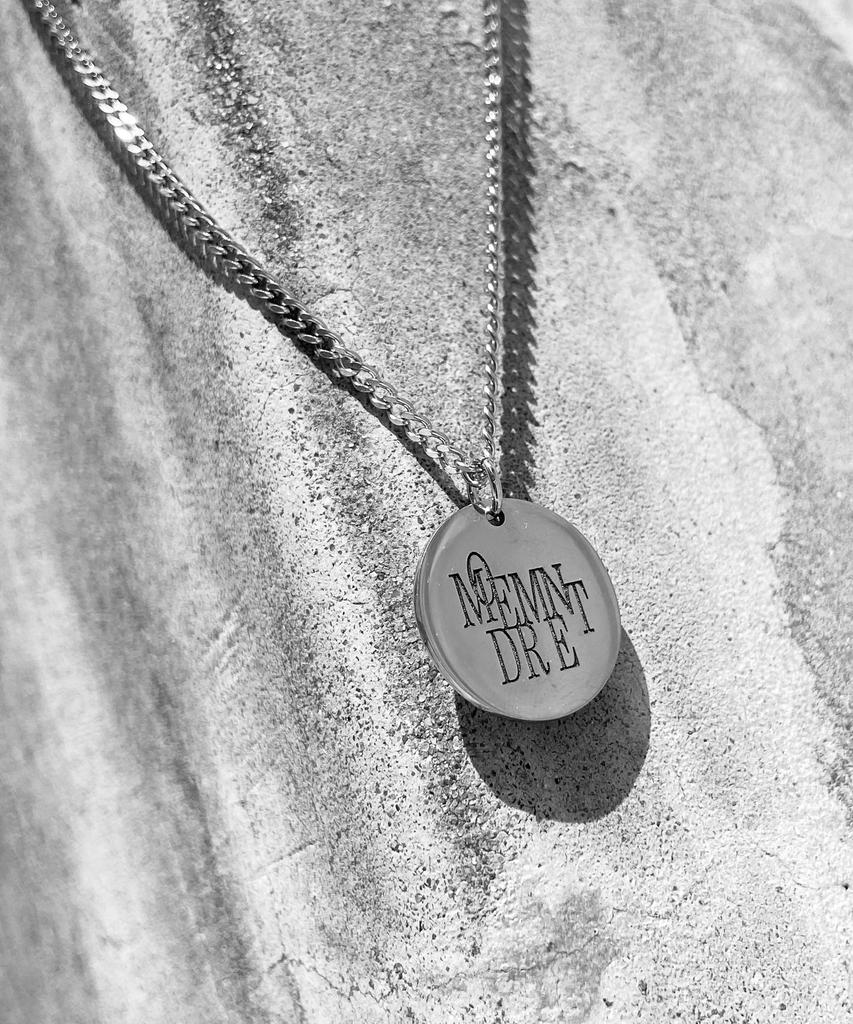 Moderment Surgical Steel Frame Pendant Necklace