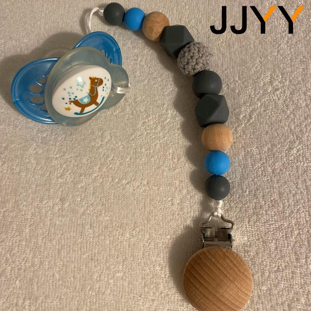 Baby Pacifier Clip Teether Soft Silicone Anti-Drop Chain Molar Toy for Newborn Infant Feeding Accessories