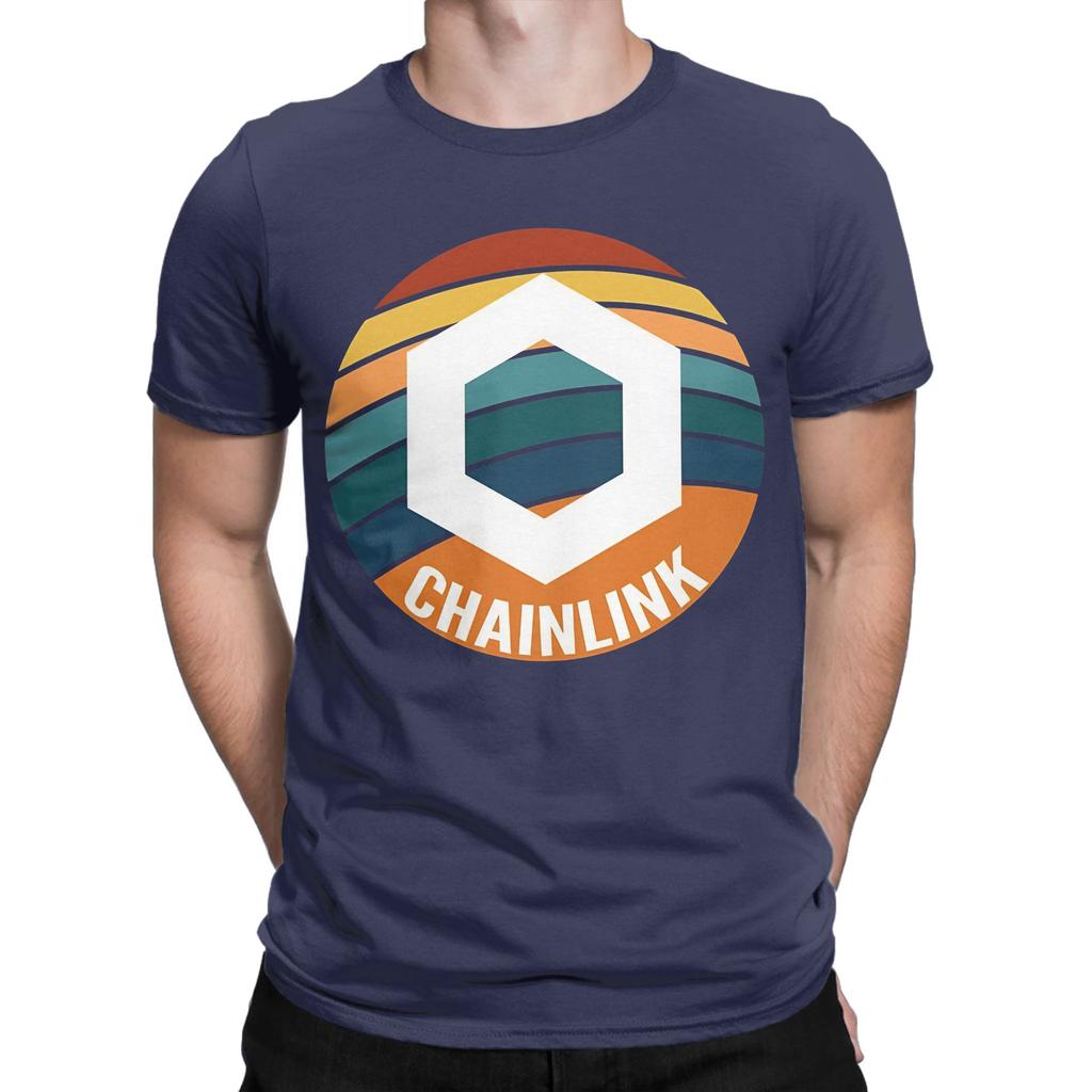 Chainlink Oval Sunset Novelty 100 Cotton TShirt Chainlink Tops Tees For Unisex