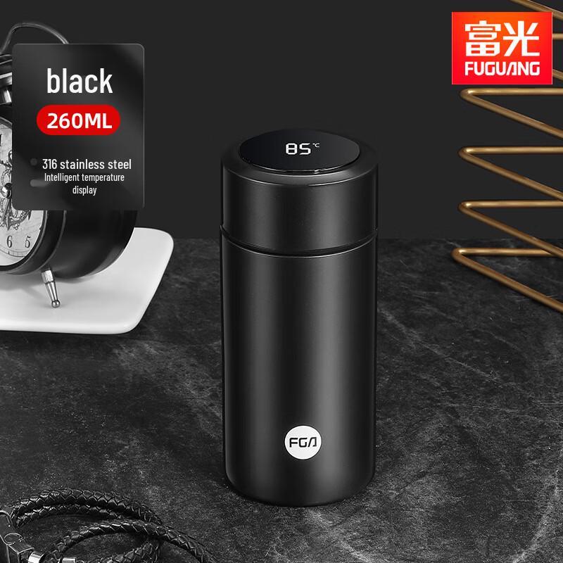 Fuguan FAZ9G02-260 Smart Temperature Display 316 Stainless Steel Insulated Mug 260ml