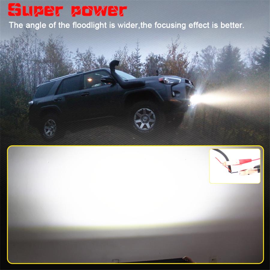 Barre feux LED 13'' 130W 26LED pour voiture, camion, tout-terrain