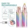 Mini Painless Razor Shave Shaver Portable 2 IN 1 Electric Epilator Eyebrow Trimmer Women's Body Facial Lip Epilator Rechargeable
