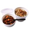 DEAN DELUCA White Food Container Set of 3 Microwave and Dishwasher 12 x 12 x Lunch Bento Storage Container & (S/M/L), Safe, 17.5 cm, Box, Box,