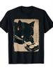 Kawaii Cat Sushi Anime Cute Kitten Food Graphic Tee Unisex Cotton