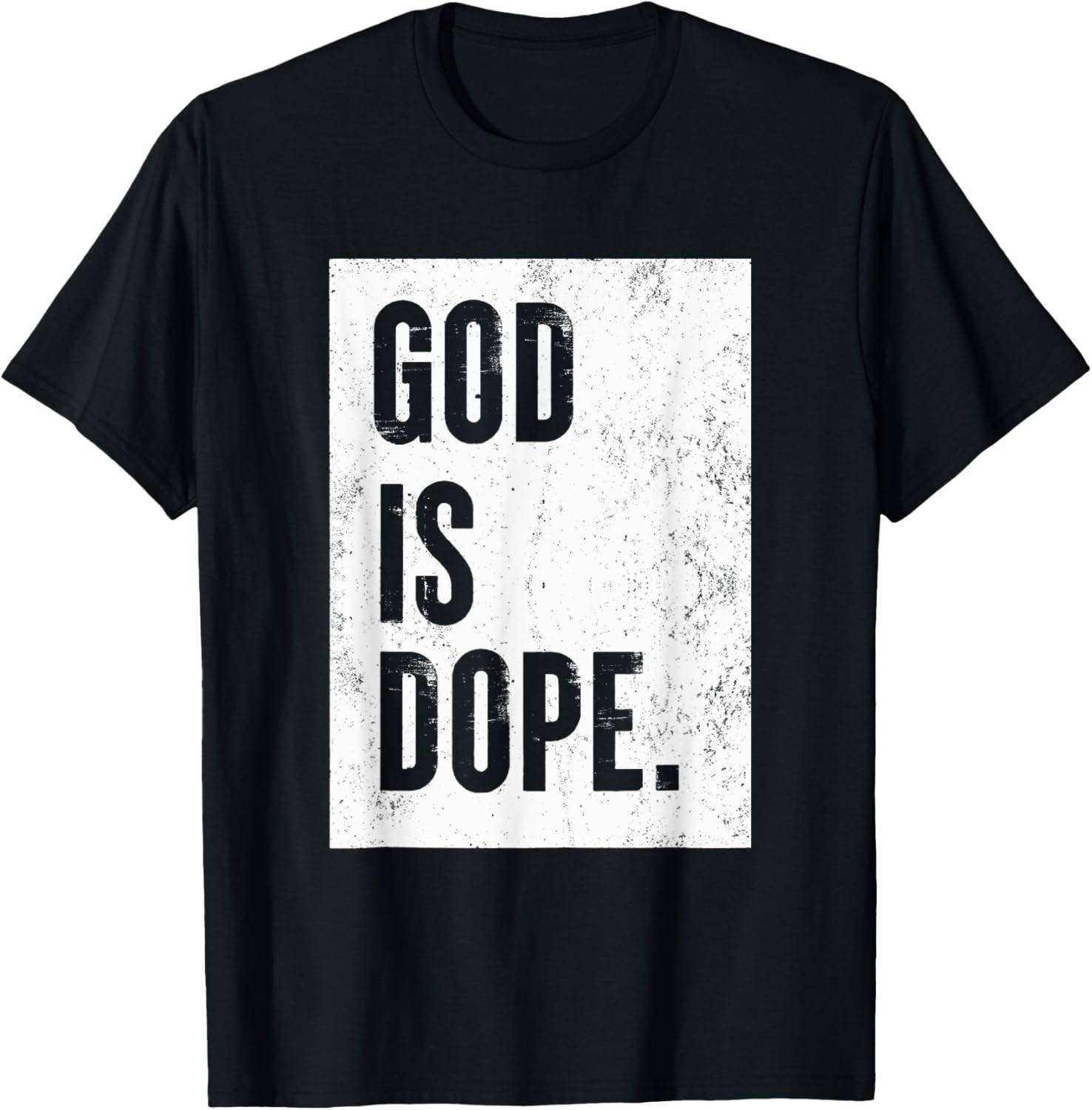 God Is Dope T-Shirt S разноцветный