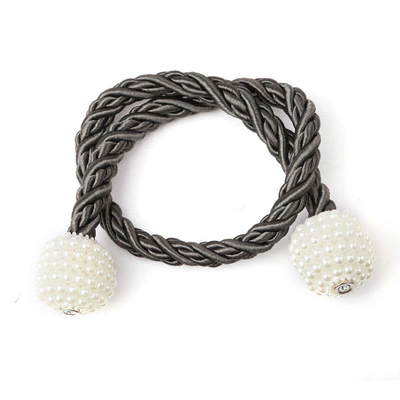 1 buc. Suporturi magnetice pentru draperii, curea, perla, agățat cu bile, cataramă, suport pentru frânghie, accesorii pentru perdele