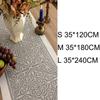 Jacquard Ethnic Style Table Runner with Tassel Tablecloth Table Flag Table Cover  Table Decor