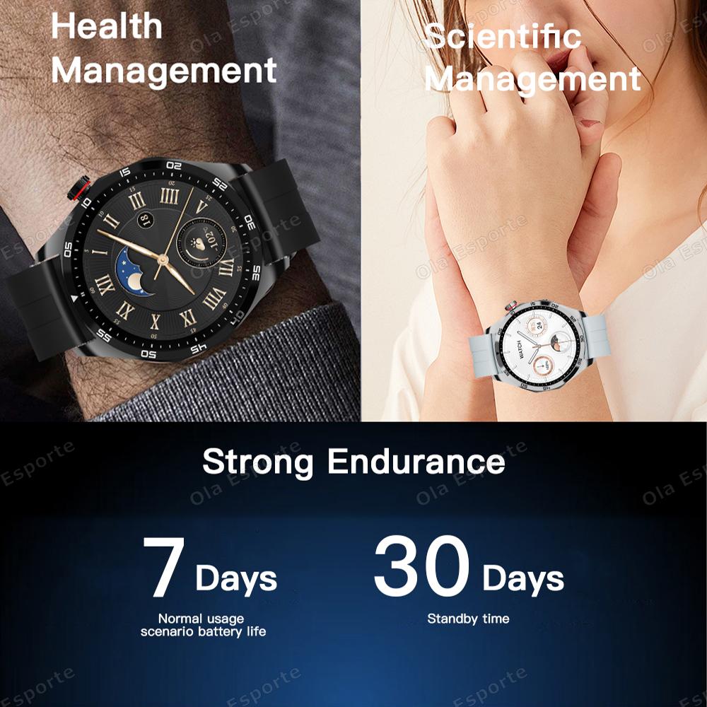 Smart Watch BT Call Health Monitoring Female Menstrual Cycle Reminder SOS GPS Sports Fitness Tracking Smartwatch Men Women