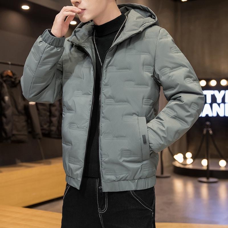 Men's Stand-Up Collar Warm Cotton Jacket - Autumn/Winter Casual Korean Style
